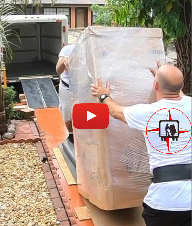 How to load a 1,000 pound gun safe horizontally into a small trailer